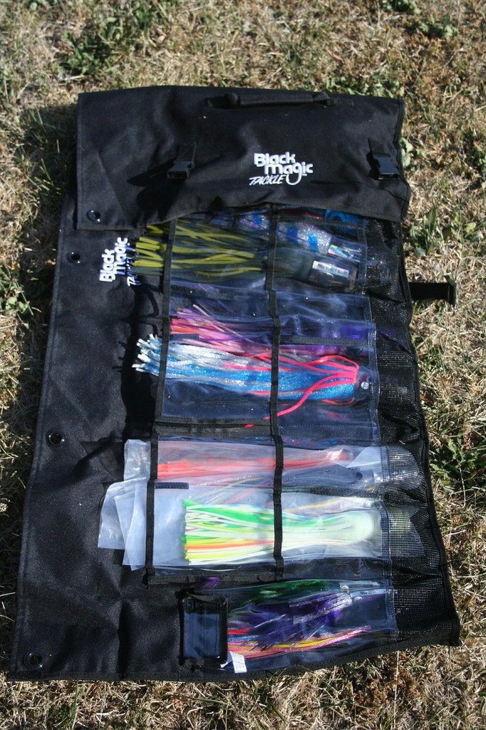 Skirted lures can be expensive and by keeping them in a lure wrap they will be protected and organised. © Jarrod Day